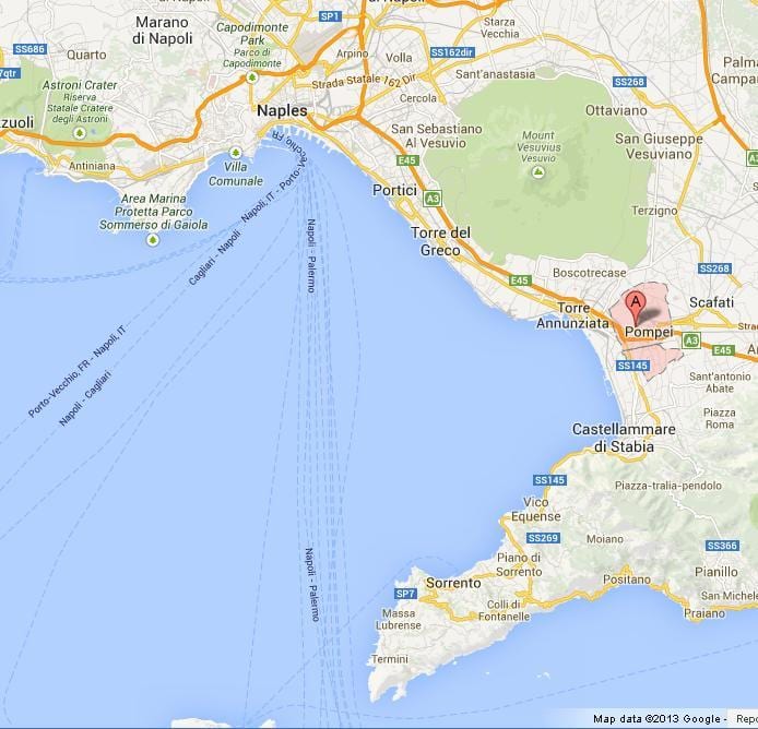kat jeyografik nan bay nan naples an itali