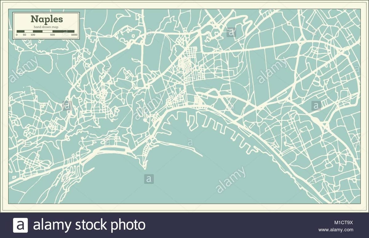 Kat jeyografik nan naples an itali vil