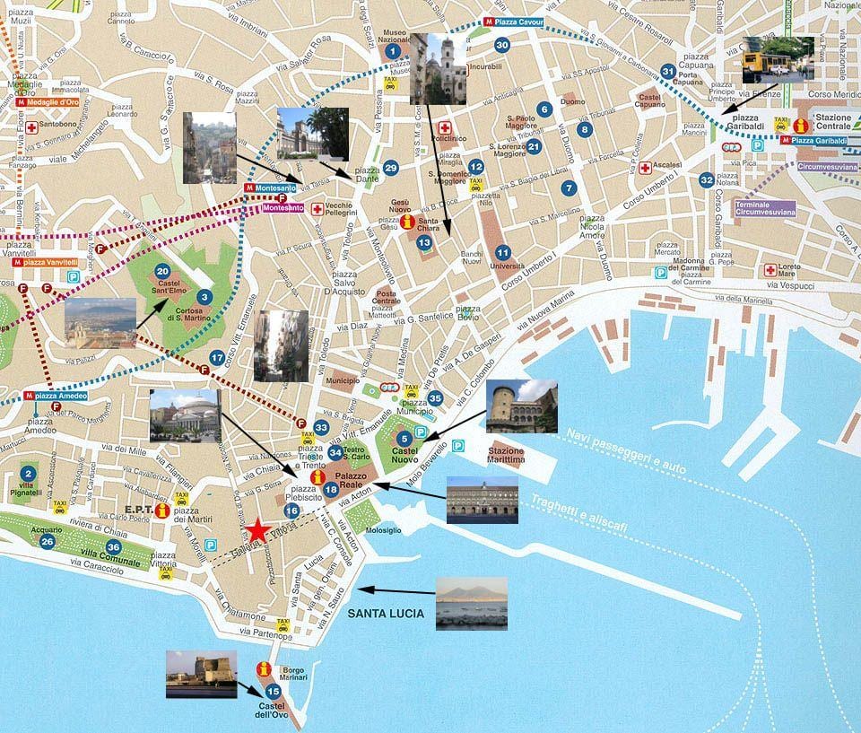 Kat jeyografik pò nan naples