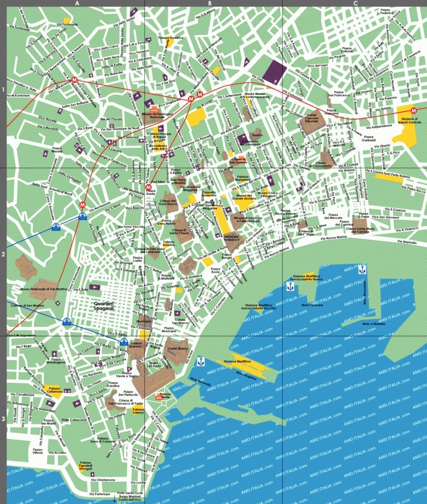 atraksyon naples tourism kat jeyografik