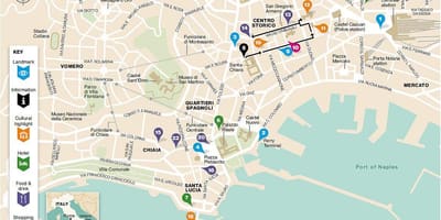 Kat jeyografik nan naples panyòl trimès