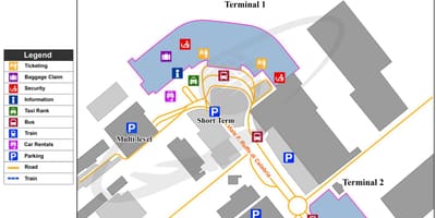 Kat jeyografik nan naples tèminal ayewopò